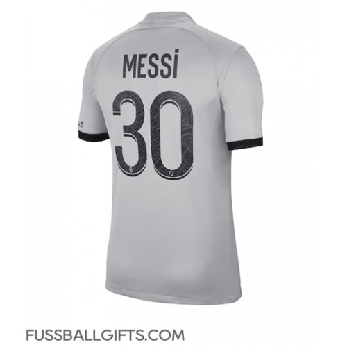 Paris Saint-Germain Lionel Messi #30 Fußballbekleidung Auswärtstrikot 2022-23 Kurzarm